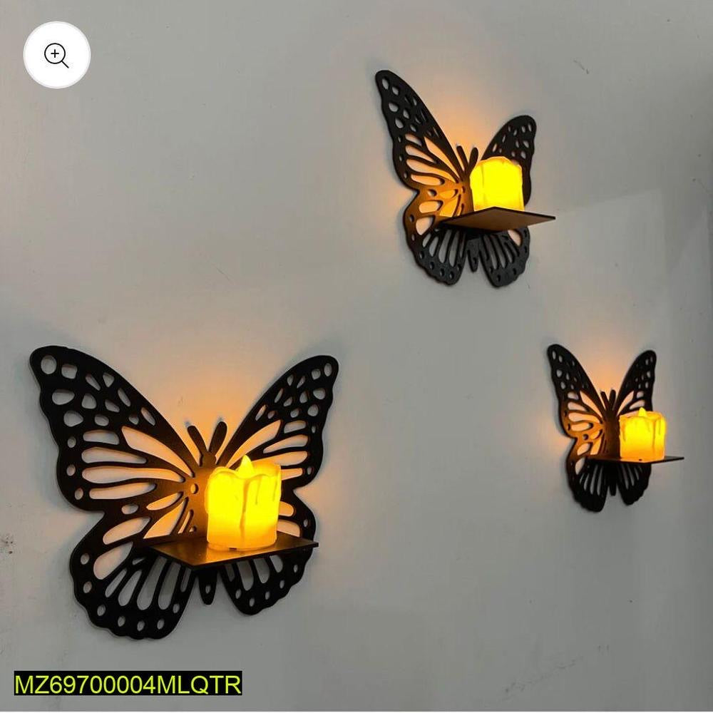 MDF wall Decoration Butterfly pack of 3pc